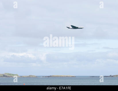 English Electric Canberra PR9 expose au Salon du Bourget les ondes Portrush Antrim Irlande du Co. Banque D'Images