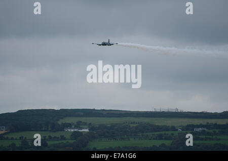 English Electric Canberra PR9 expose au Salon du Bourget les ondes Portrush Antrim Irlande du Co. Banque D'Images