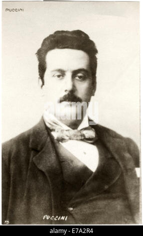 Giacomo Puccini (1727-1759), compositeur d'opéra italien, Portrait, vers 1900 Banque D'Images