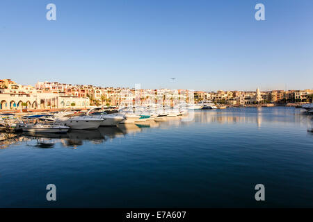 Tala Bay Aqaba, Jordanie, yacht club et marina Banque D'Images