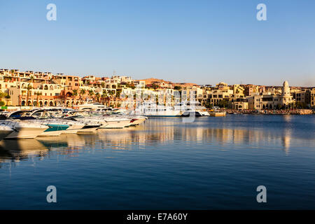 Tala Bay Aqaba, Jordanie, yacht club et marina Banque D'Images