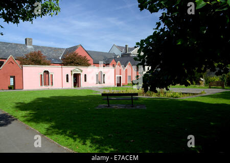 Reste de l'ancienne halle, Bridgend, Vale of Glamorgan, Pays de Galles, Royaume-Uni. Banque D'Images