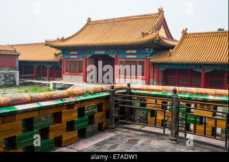 Cité Interdite, la Place Tiananmen, à Beijing. Banque D'Images