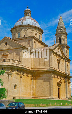 Montepulciano, Madonna di San Biagio église, Province de Sienne, Toscane, Italie, Europe. Banque D'Images