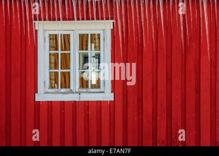 Détail d'une maison de pêcheur Banque D'Images