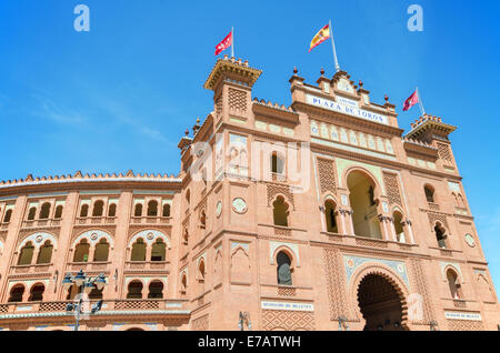 MADRID - 13 avril : célèbre arène de corrida à Madrid. Plaza de Toros de Las Ventas, le 13 avril 2013 à Madrid, Espagne Banque D'Images