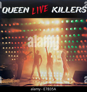 Queen - Live Killers, couverture du double album en direct de Queen 1979 - usage éditorial uniquement Banque D'Images