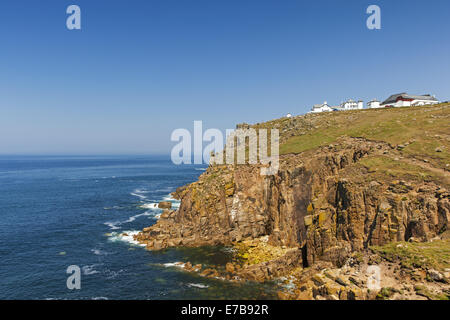 Lands End en Cornouailles Banque D'Images