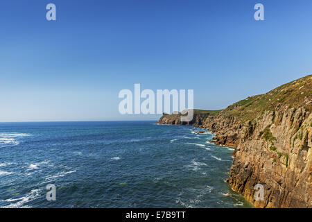 South West Coast Path, Lands End Banque D'Images