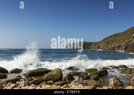 South West Coast Path, Nanijizal Banque D'Images