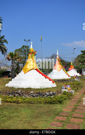 Col des Trois Pagodes ou Dan Chedi Sam Ong est un passage dans le Tenasserim Hills sur la frontière entre la Thaïlande et la Birmanie Myanmar Banque D'Images