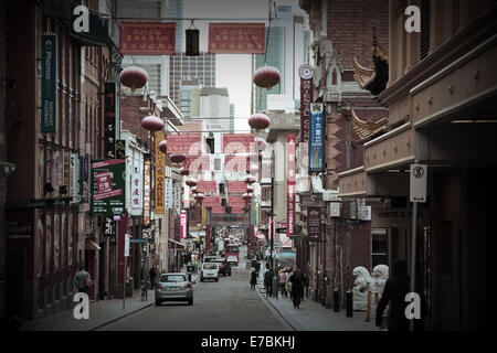 Chinatown Little Bourke Street Melbourne, Australie Banque D'Images