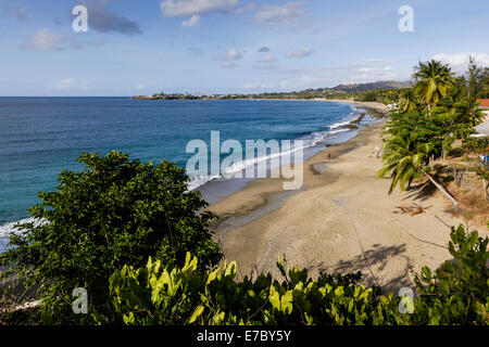 Vue depuis le Fort Bennett dans l'Ouest de Tobago.