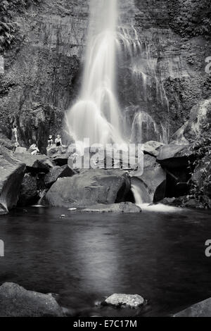 Cascade de gitgit dans les montagnes centrales de Bali, Indonésie, un spectacle à voir ! Banque D'Images