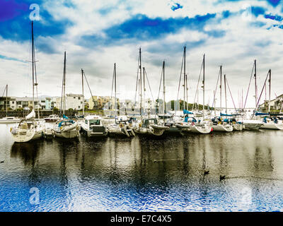 Port de porthmadog gwynedd North Wales UK Banque D'Images