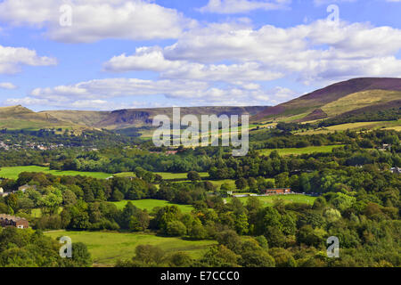 Paysage rural en Angleterre. Banque D'Images