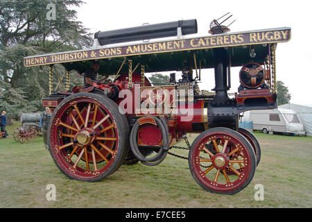 Vapeur & country fayre Bedfordshire, ancien directeur de l'Park, Shuttleworth, UK.L'engin showmans Burrells 'Margaret locomotive routière' reg No N0 4999. Crédit : Scott Carruthers/Alamy Live News Banque D'Images