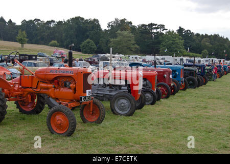 Vapeur & country fayre Bedfordshire, ancien directeur de l'Park, Shuttleworth, UK. Les tracteurs d'époque sur l'affichage. Crédit : Scott Carruthers/Alamy Live News Banque D'Images