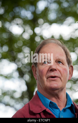 Michael Morpurgo, primé pour l'écrivain, poète, dramaturge et librettiste, à l'Edinburgh International Book Festival Banque D'Images