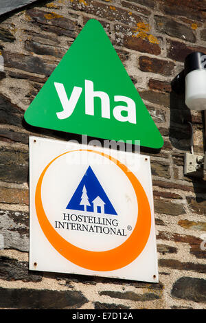 Youth Hostel Association d'hébergement à Boscastle, Cornwall, Angleterre, Royaume-Uni Banque D'Images