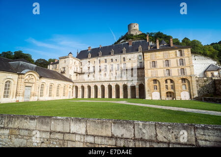 Chateau de La Roche Guyon, Val d'Oise, France Banque D'Images