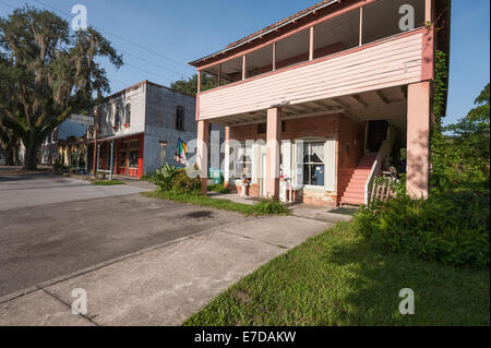 De la petite ville historique de Micanopy, Floride et niché à environ 100 kilomètres au nord d'Orlando, Floride USA Banque D'Images