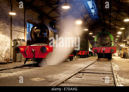 Les moteurs à vapeur au hangar à moteur de fer Tanfield près de Gateshead dans Tyne and Wear. Banque D'Images