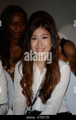 Londres,Angleterre,14 Sept 2014 : Guest assiste à l'Afrofashion - Malawi/Mali en vedette nouvelle collection à la London Fashion Week Off Horaire Spectacle hôtes par Fashions plus beaux de Londres. Photo par voir Li Banque D'Images