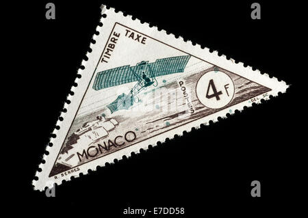 Timbre triangulaire de Monaco Banque D'Images