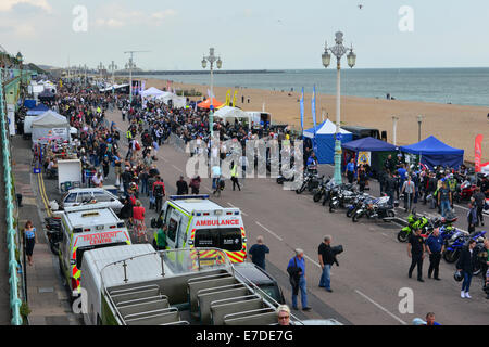 Brighton, UK. 14Th Sep 2014. Une vue plongeante de Madère à la réunion. Crédit : Paul Briden/Alamy Live News Banque D'Images