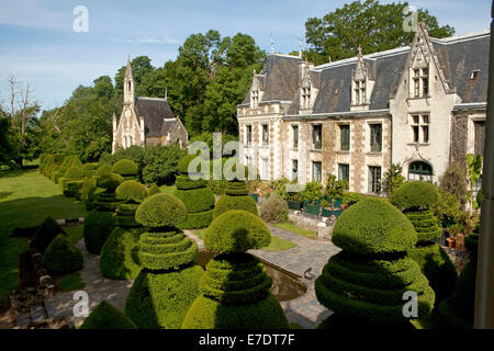 Chateau le pin, Anjou, france Banque D'Images