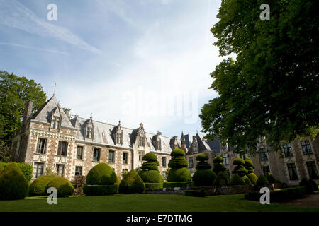 Chateau Le Pin, vallée de la Loire, France Banque D'Images