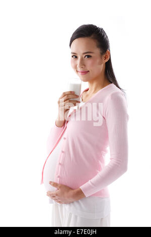 Portrait d'une femme enceinte Banque D'Images