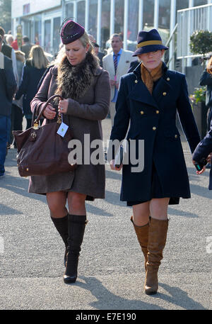 Le Cheltenham Festival - Jour 2 mettant en vedette : Zara Phillips Où : Cheltenham, Royaume-Uni Quand : 11 Mars 2014 Banque D'Images