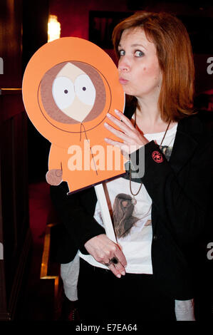 La promotion de la voix d'acteurs allemands le 17. 'South Park' saison tandis qu'une projection du premier épisode de Soho House. La nouvelle saison à partir du 23 mars sur Comedy Central plat. Avec : Sabine Bohlmann Où : Berlin, Allemagne Quand : 13 Mars 2014 Banque D'Images