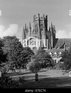 Tour-lanterne octogonale sur Cathédrale d'Ely Cambridgeshire Banque D'Images