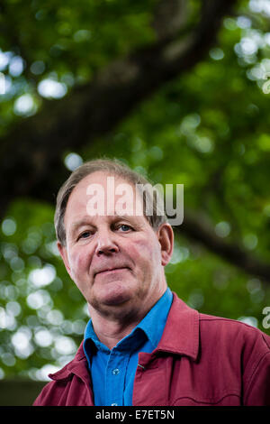 Auteur anglais, poète, dramaturge et librettiste Michael Morpurgo, OBE, FRSL, FKC apparaît au Festival du livre d'Édimbourg. Banque D'Images
