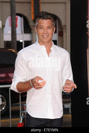 Los Angeles, Californie, USA. 15 Sep, 2014. Timothy Olyphant participant à la Los Angeles Première de ''C'est là que je vous laisse'' tenue à l'Théâtre chinois de Grauman à Hollywood, Californie le 15 septembre 2014. 2014 : Crédit D. Long/Globe Photos/ZUMA/Alamy Fil Live News Banque D'Images