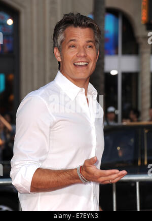 Los Angeles, Californie, USA. 15 Sep, 2014. Timothy Olyphant participant à la Los Angeles Première de ''C'est là que je vous laisse'' tenue à l'Théâtre chinois de Grauman à Hollywood, Californie le 15 septembre 2014. 2014 : Crédit D. Long/Globe Photos/ZUMA/Alamy Fil Live News Banque D'Images