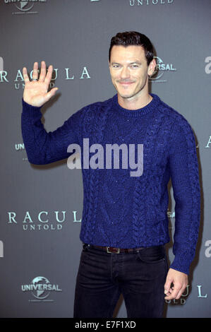 Berlin, Allemagne. 15 Sep, 2014. Luke Evans assiste à la 58 'Untold' photocall à l'Hôtel Ritz Carlton le 15 septembre 2014 à Berlin, Allemagne./photo : dpa Crédit alliance/Alamy Live News Banque D'Images