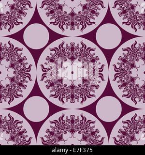 Hand drawn seamless pattern. Banque D'Images