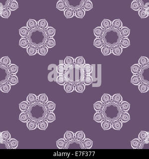 Hand drawn seamless pattern. Banque D'Images