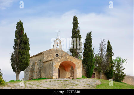 Chapelle Saint-Sixte, Eygalières, Bouches-du-Rhône, Provence-Alpes-Côte d'Azur, dans le sud de la France, France Banque D'Images