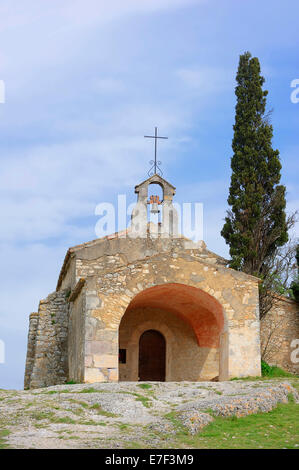 Chapelle Saint-Sixte, Eygalières, Bouches-du-Rhône, Provence-Alpes-Côte d'Azur, dans le sud de la France, France Banque D'Images