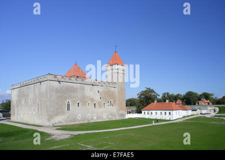 Château de Kuressaare à l'île de Saaremaa, l'Estonie, Pays Baltes Banque D'Images