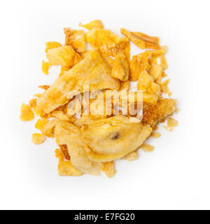 Durian séché isolated on a white background studio. Banque D'Images