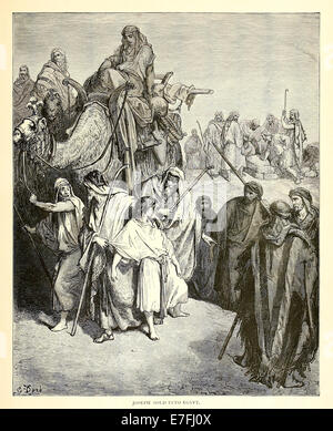 Illustration par Paul Gustave Doré (1832-1883) à partir de 1880 édition de la Bible. Voir la description pour plus d'informations. Banque D'Images