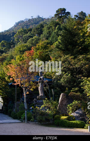 Daisho-in sur le Mont Misen, sur l'île d'Itsukushima (Miyajima), Hiroshima Japon Banque D'Images