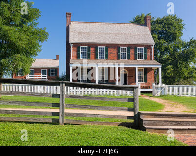 Clover Hill Tavern. L'emplacement de l'abandon de l'armée du sud du général Robert E Lee à s'accorder à Appomattox, Virginie Banque D'Images