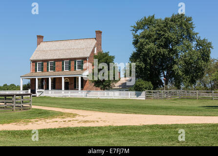 Clover Hill Tavern à Appomattox. L'emplacement de l'abandon de l'armée du sud du général Robert E Lee à s'accorder, le 9 avril Banque D'Images